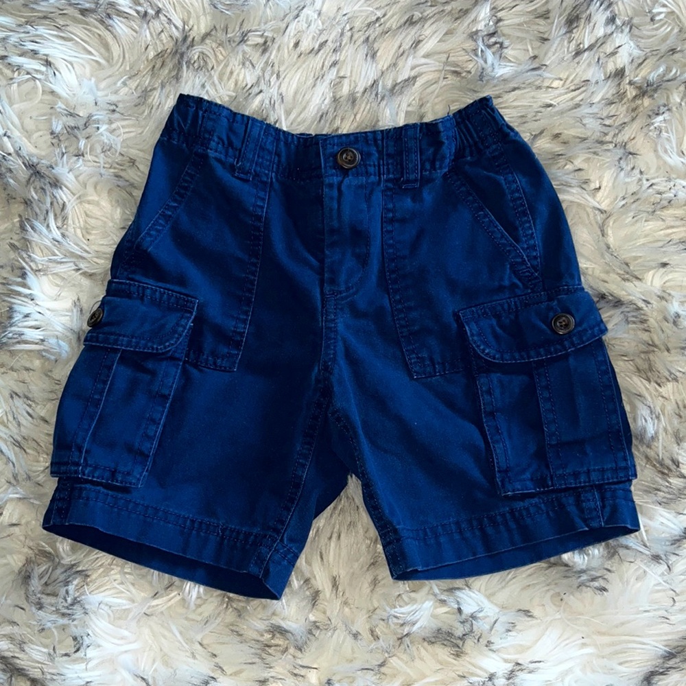 Lands End Navy Cargo Shorts